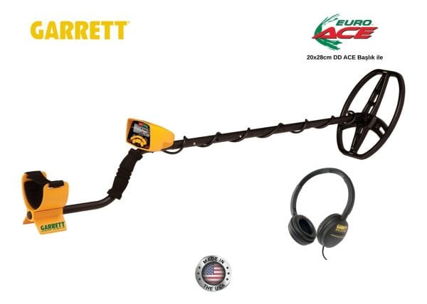 Garrett Euro ACE Dedektör (8.5X11'' DD Başlıklı)