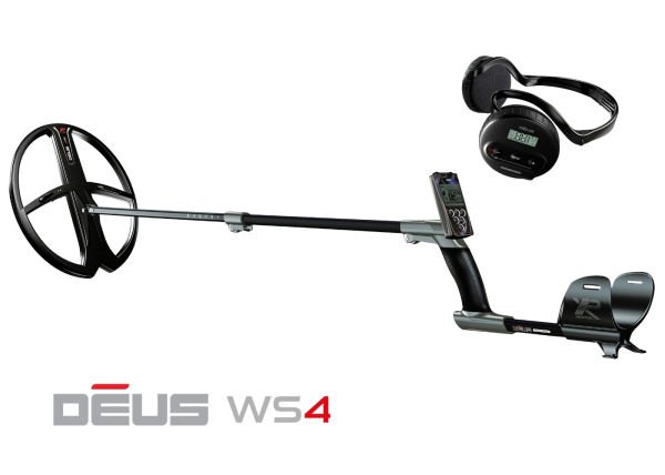 XP DEUS Metal Dedektör - Ana Kontrol Ünitesi WS4 Kulaklık 34x28cm X35 Başlık ile