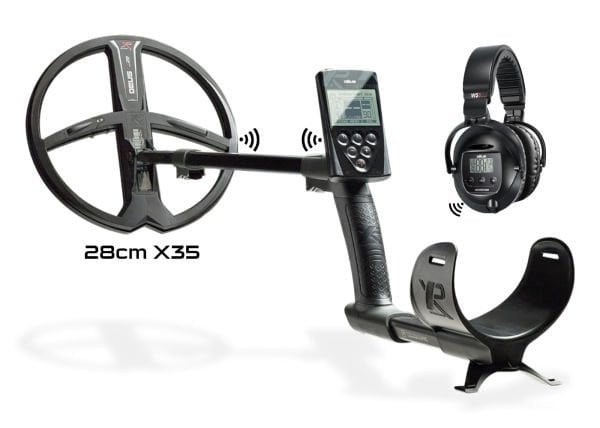 XP DEUS Metal Dedektör - Ana Kontrol Ünitesi WS5 Kulaklık 28cm X35 Başlık ile