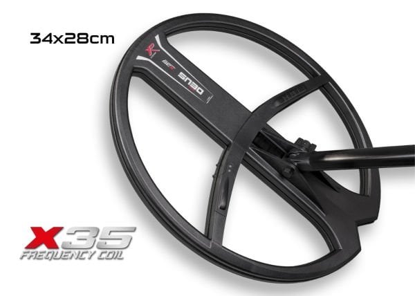 XP DEUS Metal Dedektör - Ana Kontrol Ünitesi WS5 Kulaklık 34x28cm X35 Başlık ile
