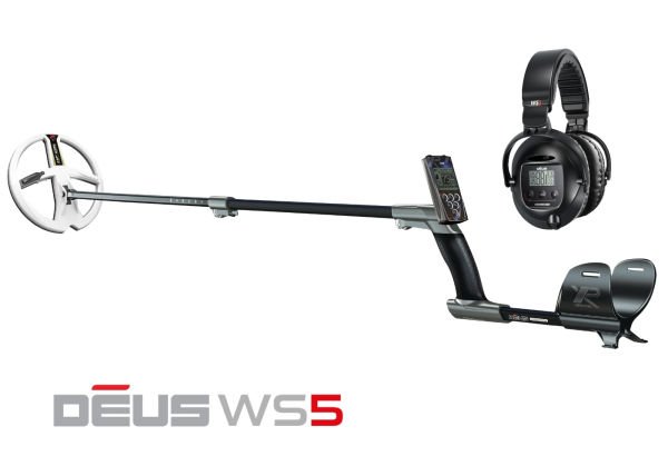 XP DEUS Metal Dedektör - Ana Kontrol Ünitesi WS5 Kulaklık 22cm HF Başlık ile