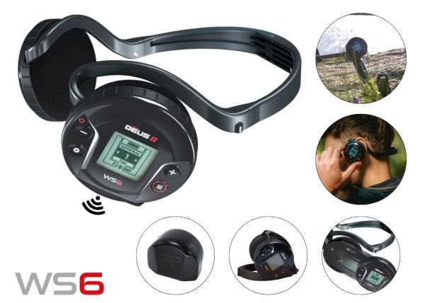 XP Deus 2 Dedektör (Ana Ünite, WS6 Kablosuz Kulaklık ve 22CM FMF Başlık ile)