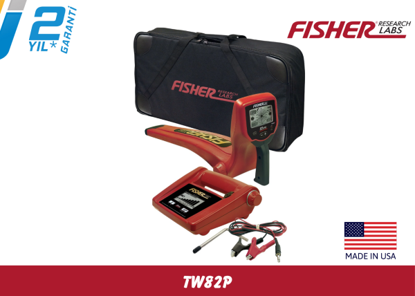 Fisher TW-82P Kablo ve Boru Tespit Dedektörü
