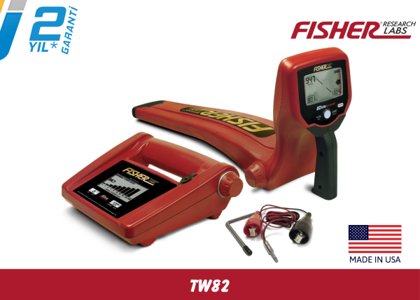 Fisher TW-82 Kablo ve Boru Tespit Dedektörü