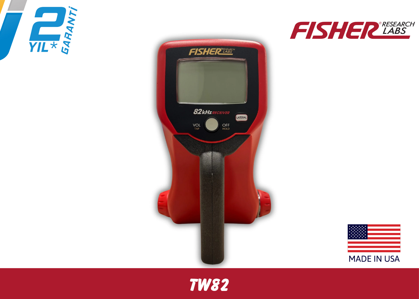 Fisher TW-82 Kablo ve Boru Tespit Dedektörü