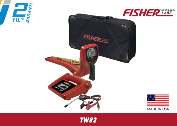 Fisher TW-82 Kablo ve Boru Tespit Dedektörü