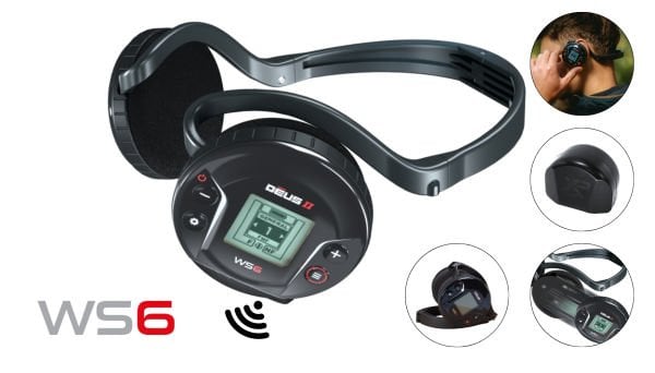 XP WS6 MASTER Metal Dedektör - WS6 Kablosuz Kulaklık 28cm FMF Başlık İle