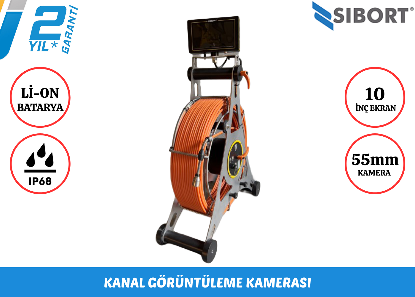 SR-55 COMPACT Kanal Görüntüleme Kamerası