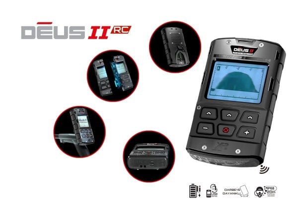 Xtrem Hunter Metal Dedektör-XTR-115 Başlık, DEUS 2 Ana Kontrol Ünitesi ve WSA2XL Kulaklık