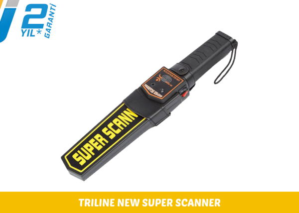 Triline Süper Scanner Metal Üst Arama El Dedektörü