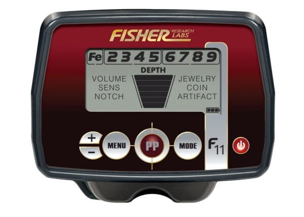 FISHER F11- 28cm DD Başlık ile Define Dedektörü