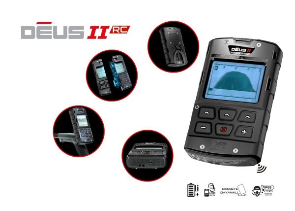 Xtrem Hunter Dedektör-28FMF Başlık DEUS 2 Ana Kontrol Ünitesi WSA2XL Kulaklık (Double Paket)