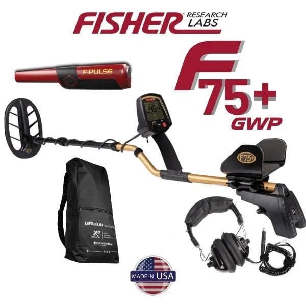 FISHER F75+ GWP- 28cm DD Başlık İle Define Dedektörü (ÖZEL PAKET)