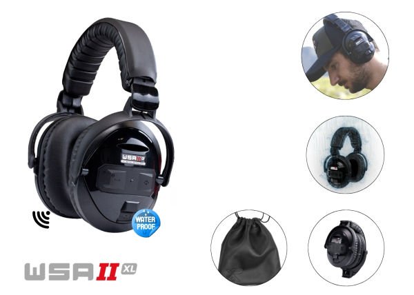 XP DEUS 2 Metal Dedektör - Ana Kontrol Ünitesi WSA2XL Kablosuz Kulaklık 22cm FMF Başlık ile