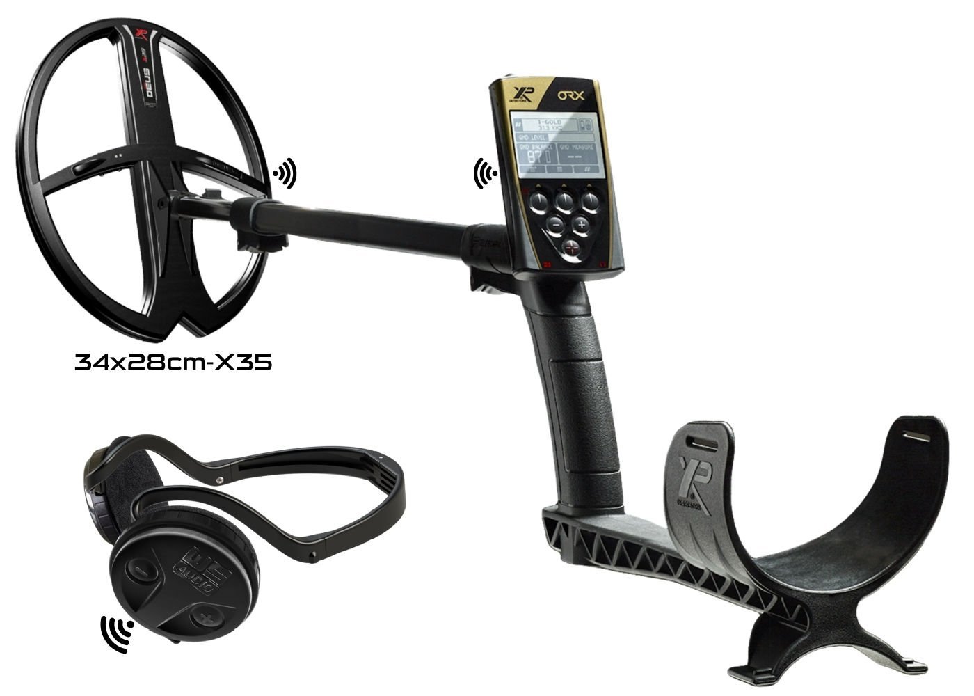 XP ORX Dedektör (Ana Ünite, WSA Kablosuz Kulaklık ve 34X28CM X35 Başlık İle)