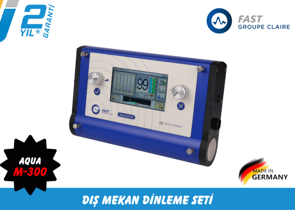 Fast Aqua M300 Su Kaçak Tespit Cihazı (Dış Mekan Dinleme Seti)