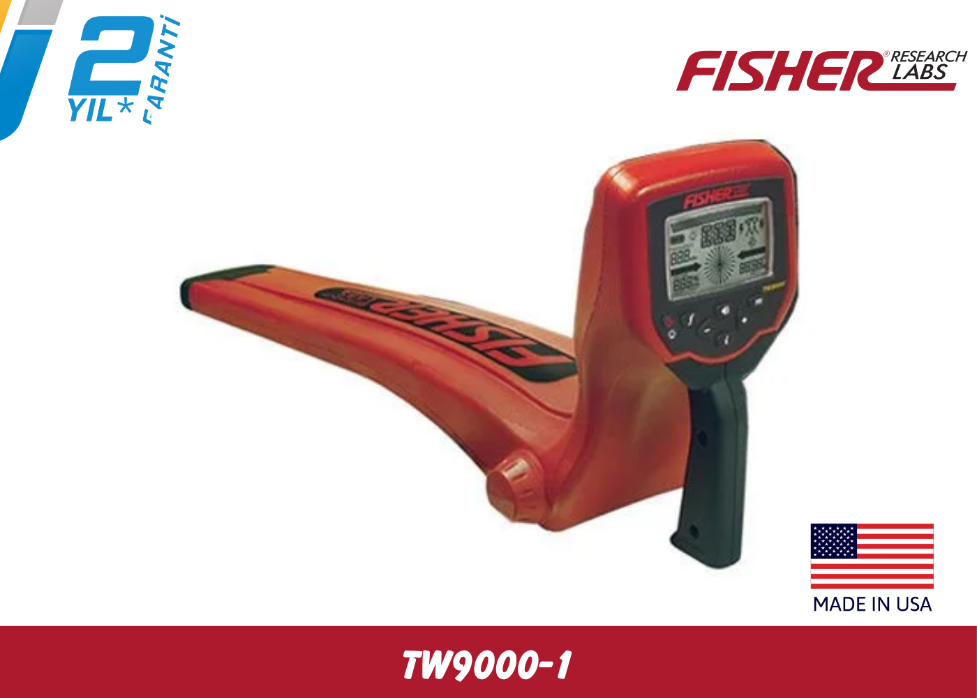 Fisher TW-9000-1 Dijital Kablo ve Boru Tespit Cihazı