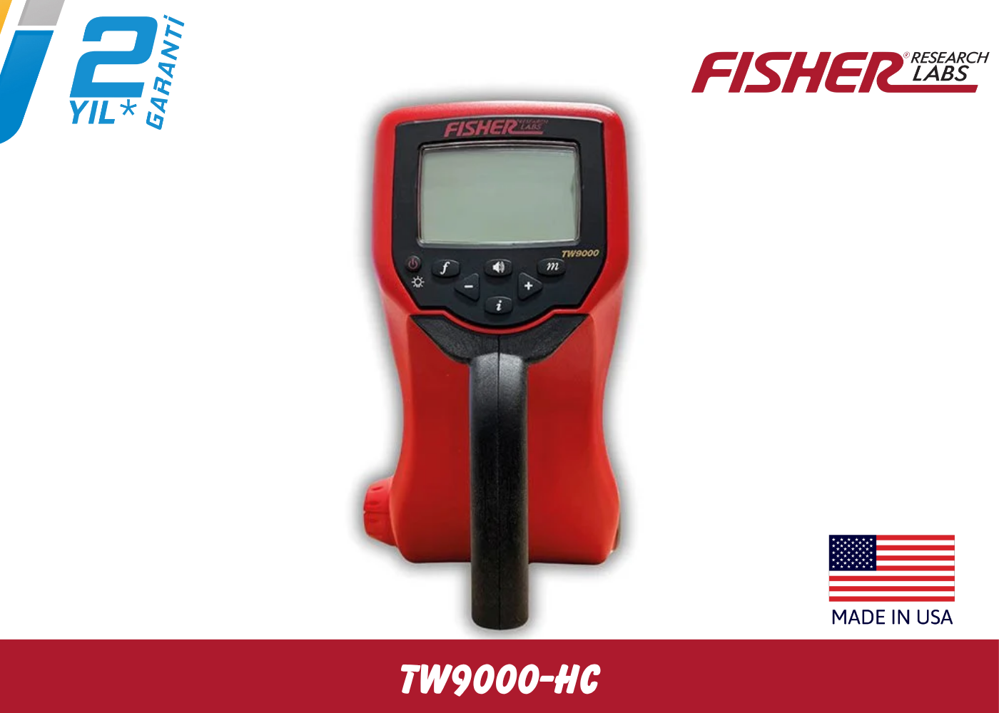 Fisher TW-9000 HC Dijital Kablo ve Boru Tespit Cihazı
