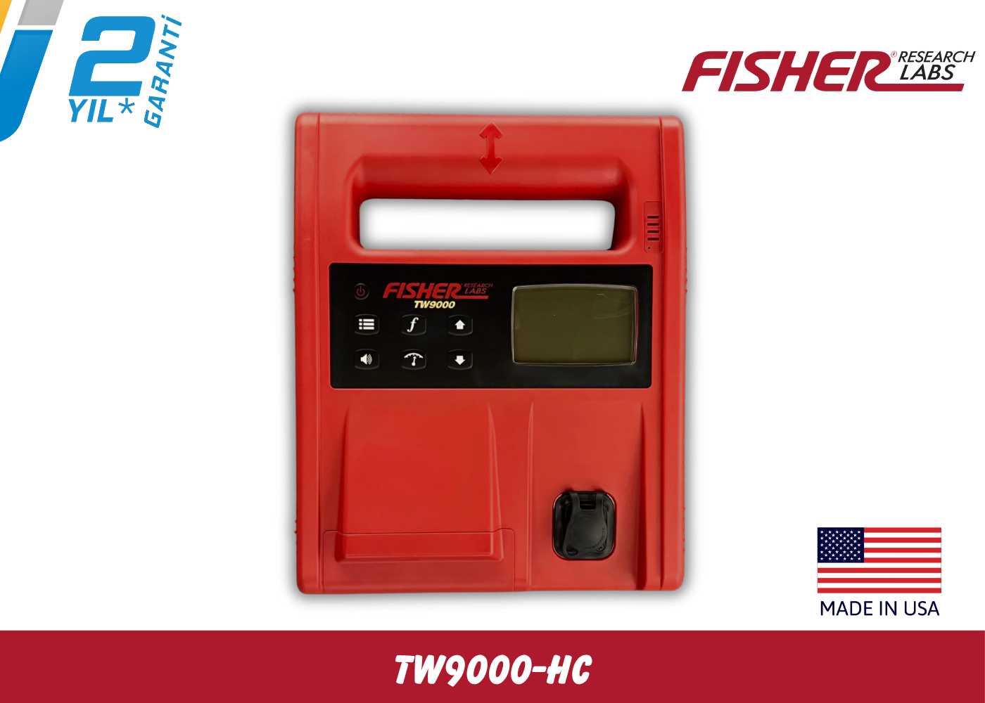 Fisher TW-9000 HC Dijital Kablo ve Boru Tespit Cihazı