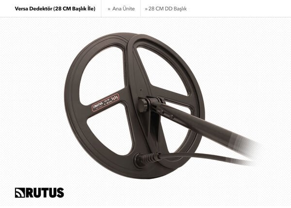 Rutus Versa Dedektör (28CM DD Başlık İle)
