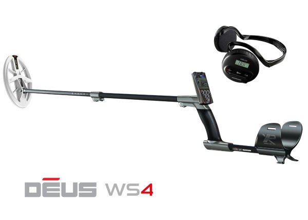 XP DEUS Metal Dedektör - Ana Kontrol Ünitesi WS5 Kablosuz Kulaklık 24x13cm HF Başlık ile