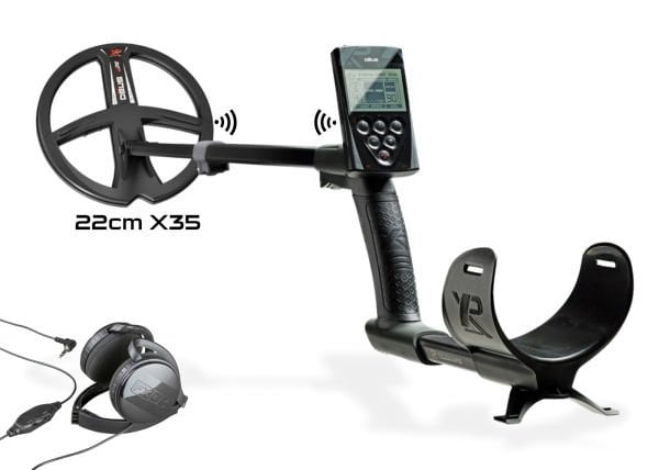 XP DEUS Metal Dedektör - Ana Kontrol Ünitesi FX03 Kablolu Kulaklık 28cm X35 Başlık ile