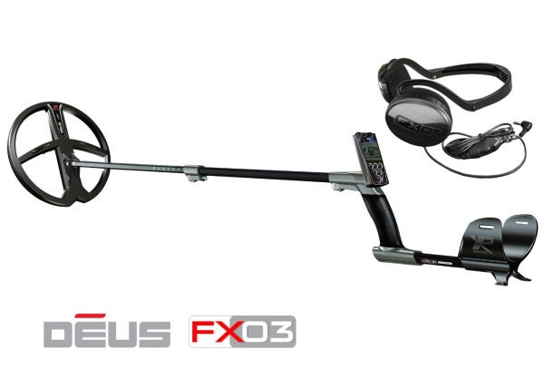 XP DEUS Metal Dedektör - Ana Kontrol Ünitesi FX03 Kablolu Kulaklık 28cm X35 Başlık ile