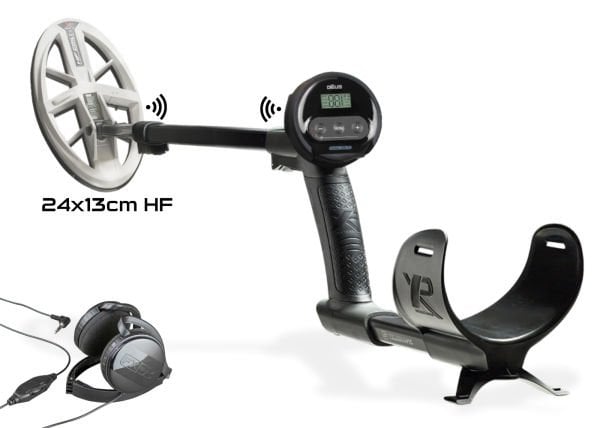 XP WS4 MASTER Metal Dedektör - WS4 Kulaklık FX03 Kablolu Kulaklık 24cm HF Başlık ile