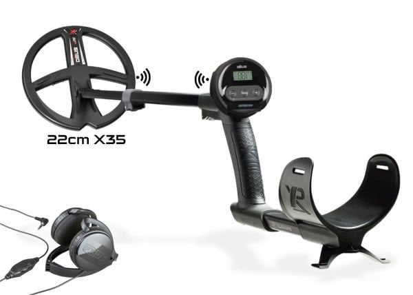 XP WS4 MASTER Metal Dedektör - WS4 Kulaklık FX03 Kablolu Kulaklık 22cm X35 Başlık ile