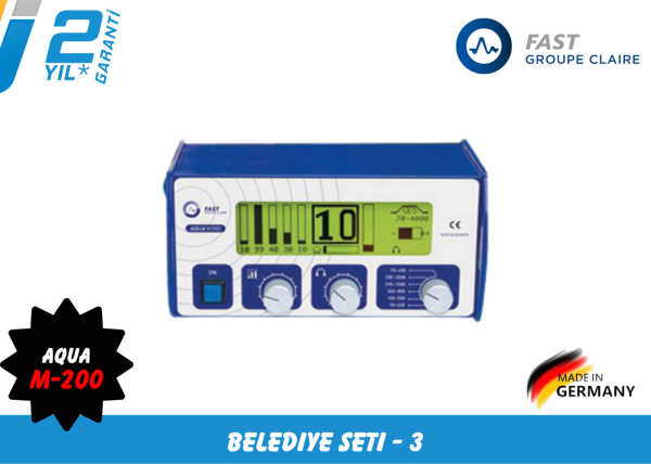 Fast Aqua M200 Su Kaçak Tespit Cihazı  (Belediye Seti-3)