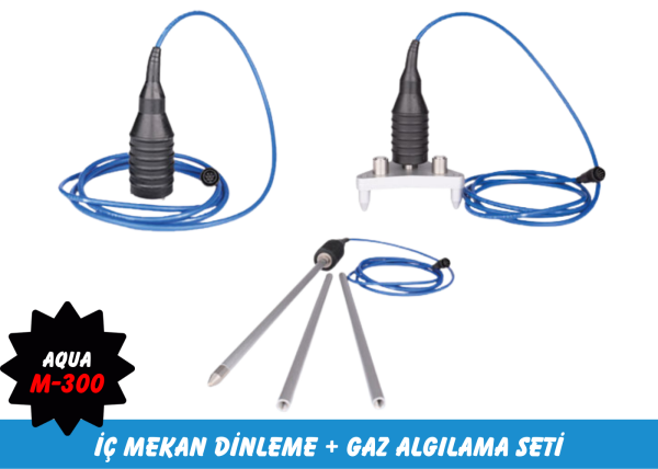 Fast Aqua M300 Su Kaçak Tespit Cihazı (İç Mekan Dinleme ve Gaz Algılama Seti)