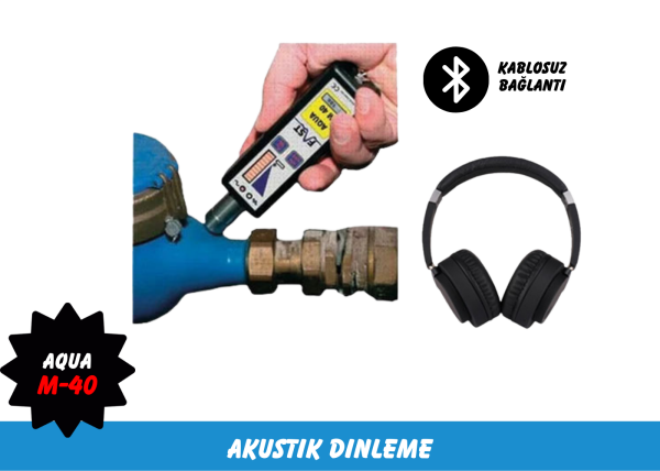 Fast Aqua M40 Su Kaçak Tespit Cihazı Set-2