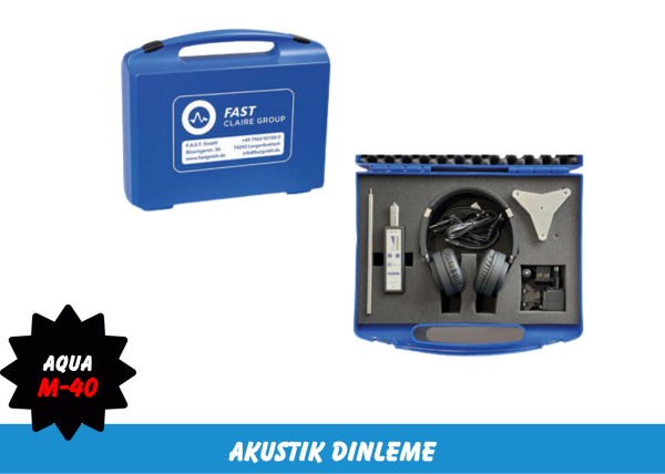 Fast Aqua M40 Su Kaçak Tespit Cihazı Set-2