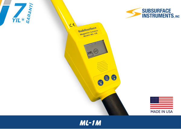 Subsurface ML-1M Vana, Menhol, Buşakle ve Rögar Kapağı Tespit Dedektörü (Manyetik Locator)