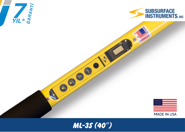 Subsurface ML-3s Vana, Menhol, Buşakle ve Rögar Kapağı Tespit Dedektörü (Manyetik Locator)