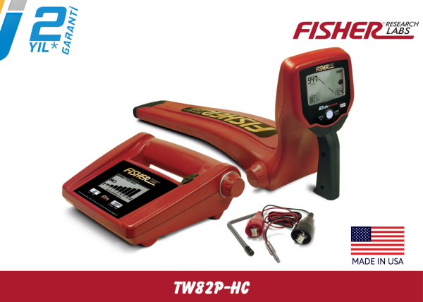 Fisher TW-82P HC Kablo ve Boru Tespit Dedektörü