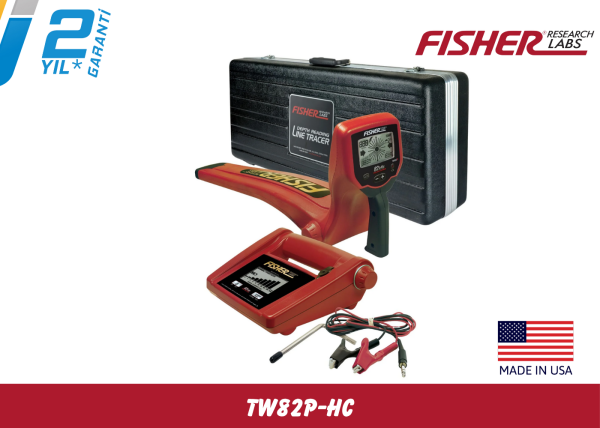 Fisher TW-82P HC Kablo ve Boru Tespit Dedektörü