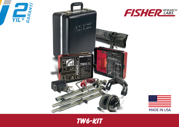 Fisher TW6-Kit Kablo ve Boru Tespit Cihazı