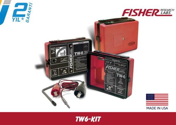 Fisher TW6-Kit Kablo ve Boru Tespit Cihazı