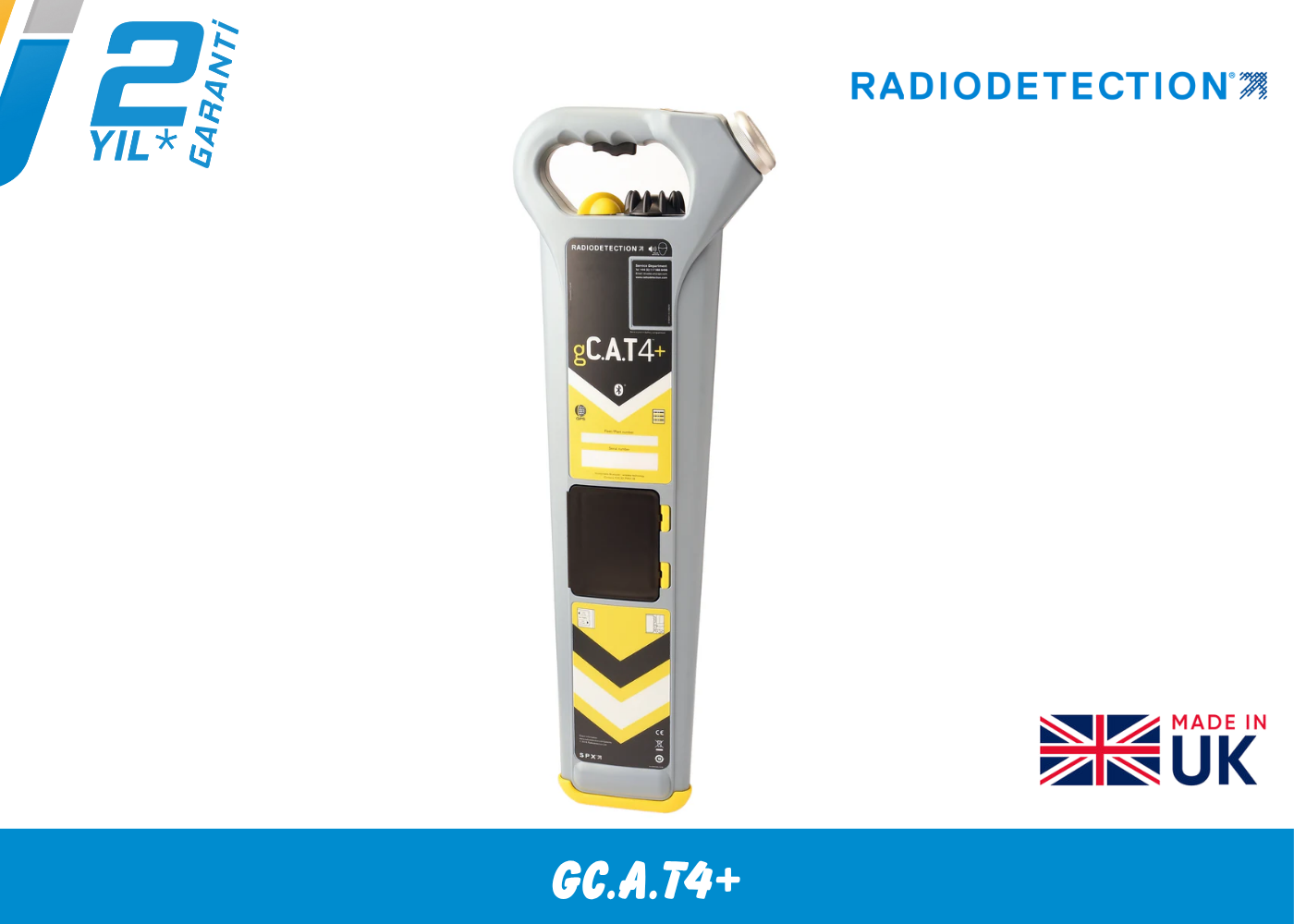 Radiodetectıon gC.A.T4+ Kablo ve Boru Tespit Dedektörü