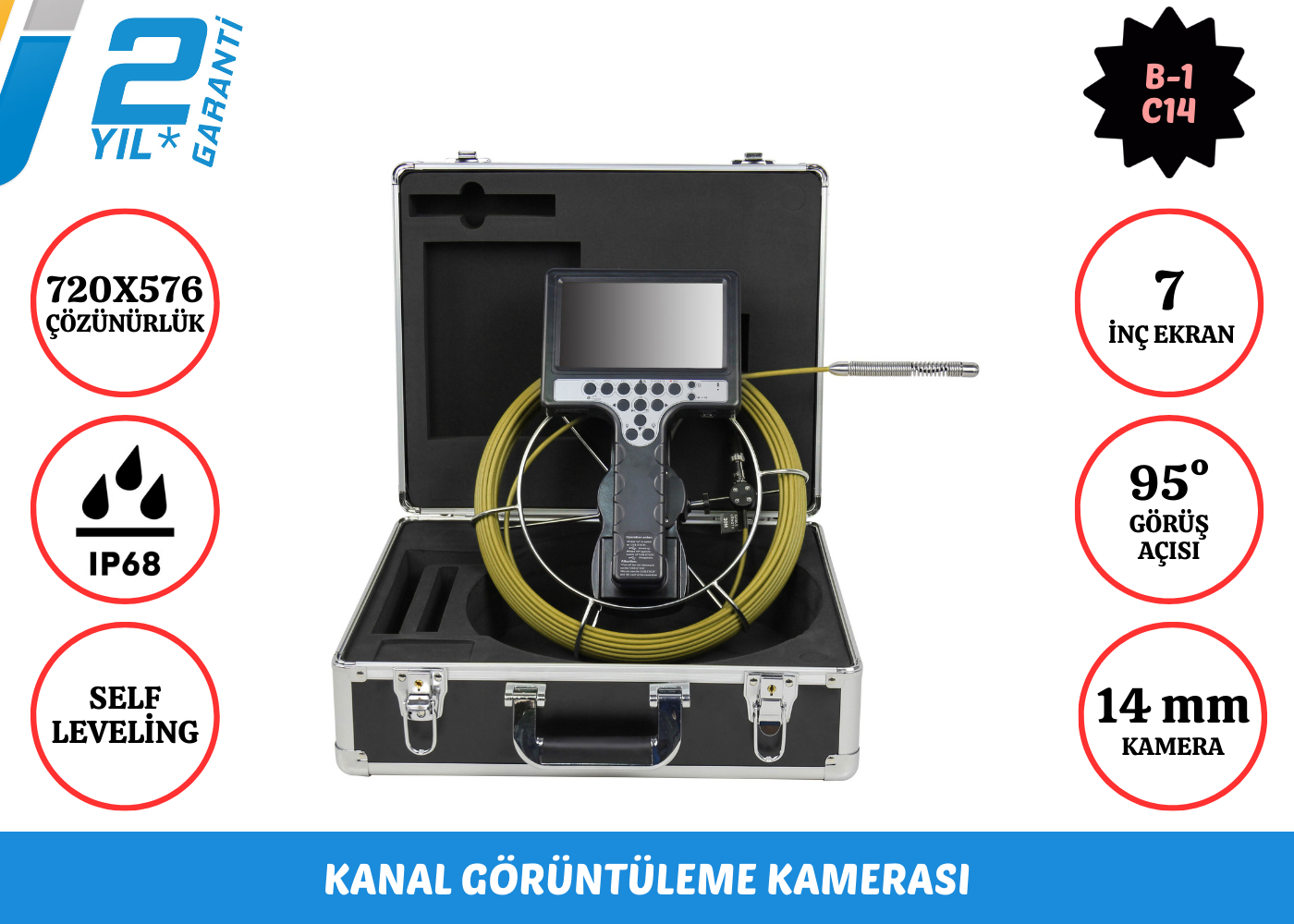 WPS-B1-C14 Kanal Görüntüleme Kamerası