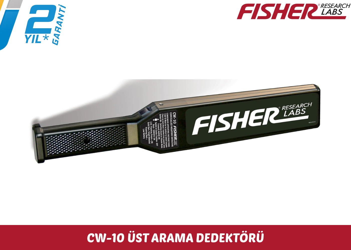 Fisher CW-10 Üst Arama Dedektörü