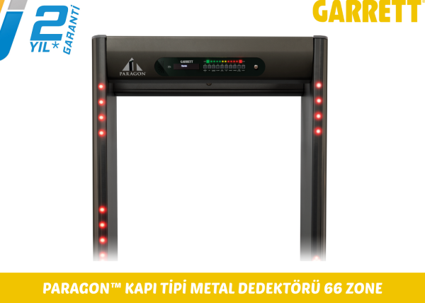 GARRETT Paragon™ Kapı Tipi Metal Dedektörü 66 Zone