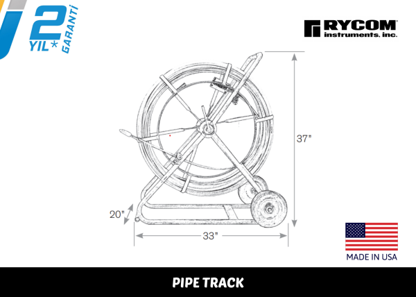 RYCOM PipeTRACK™ Kablo/ Kanal Dinleme Cihazı