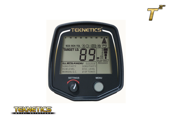 TEKNETICS T2 5” DD + 11” DD + 15” DD Başlıklı Metal Arama Dedektörü