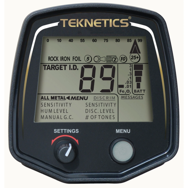 TEKNETICS T2 5” DD + 11” DD + 15” DD Başlıklı & TEK-POINT Pinpointer Metal Arama Dedektörü