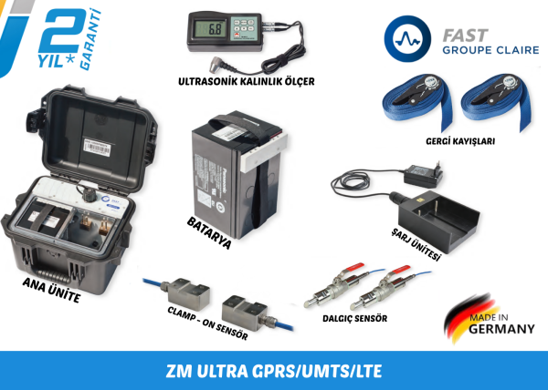 FAST ZM ULTRA ''GPRS/UMTS/LTE''  UltraSonik DebiMetre Ölçüm Cihazı