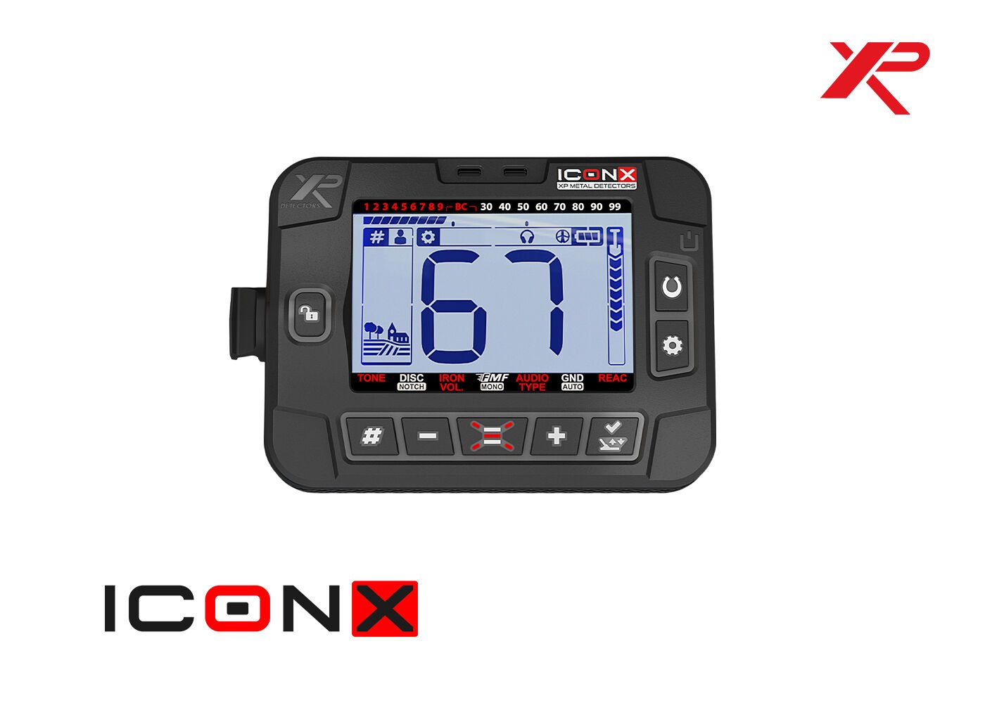 XP ICONX Dedektör (28CM Başlık İle)